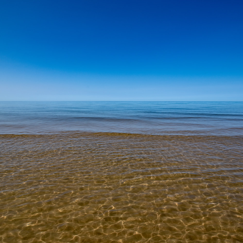 Clear water at Oval Beach